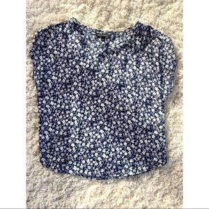 Banana Republic Floral Blouse Size Small